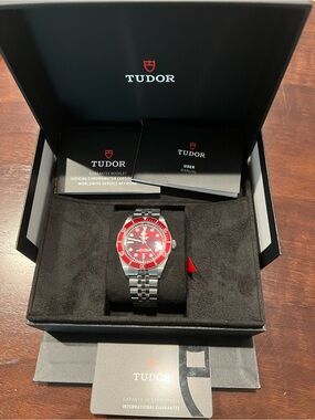 Tudor Burgundy Dial Black Bay 58